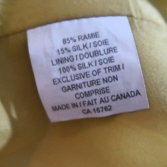 Lida Baday Yellow Belted Pleated Midi Dress 2 - Picture 13 of 13